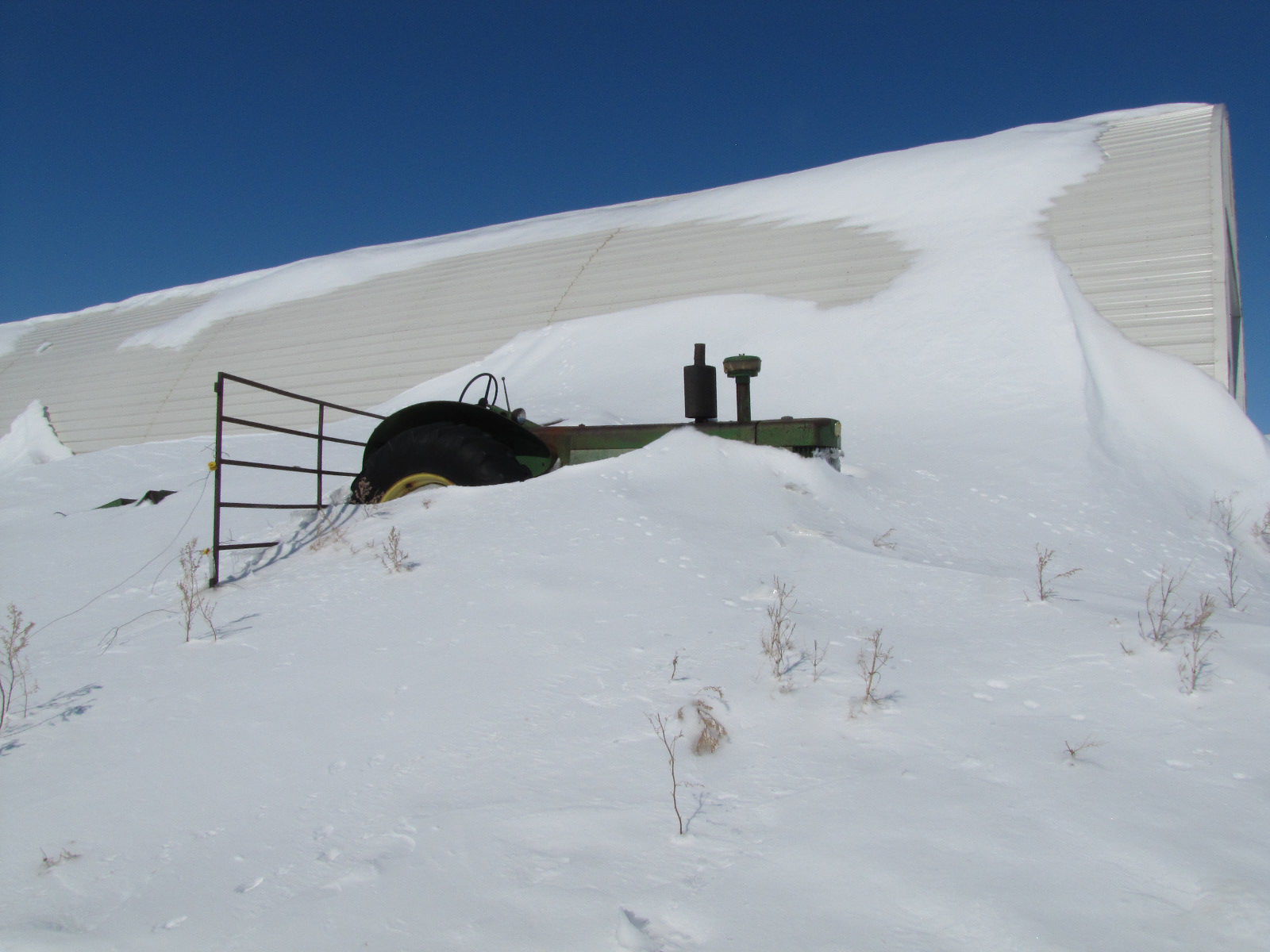 Tractor in Snow